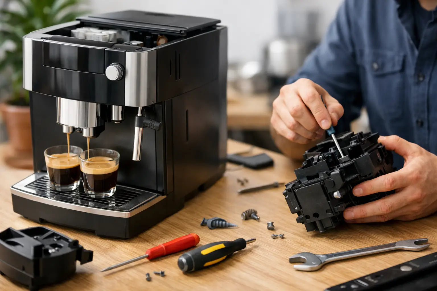 Kaffeemaschine: Nachhaltige Reparatur statt Neukauf